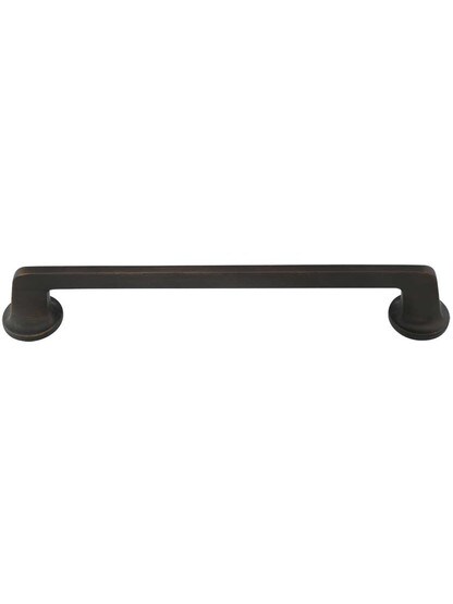 Northport Round Base Pull - 8 inch Center-to-Center in Ancient Bronze.